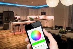 colores en casa inteligente